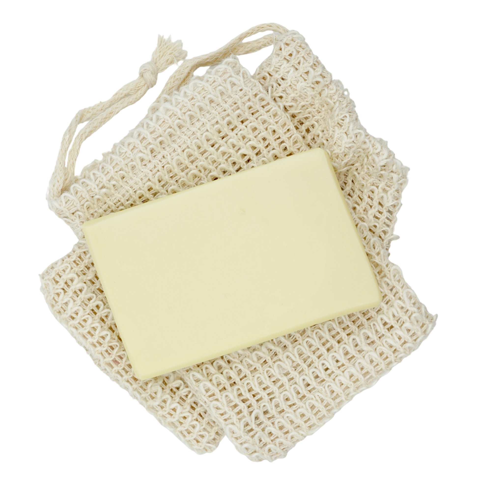 Jabón de Castilla y bolsa de sisal