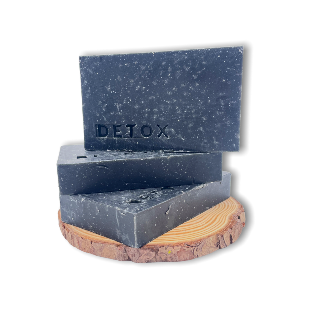 Jabón natural Detox, con carbón activo
