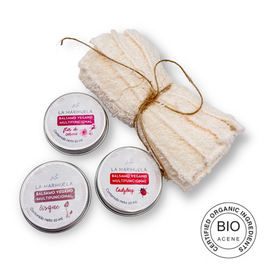 Bálsamo natural con color para labios, mejillas y párpados
