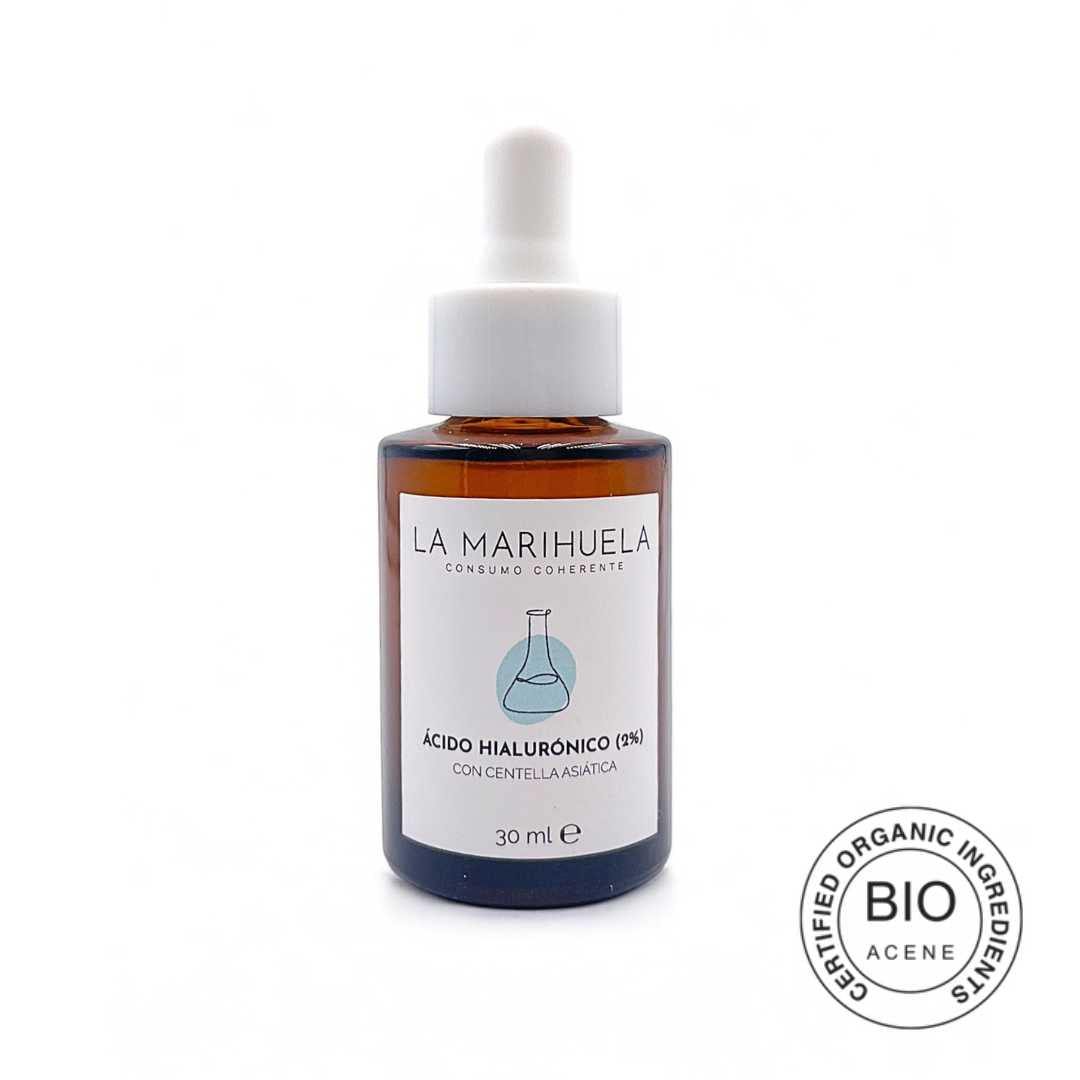 Sérum facial de ácido hialurónico con centella asiática