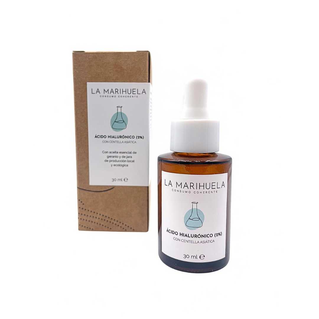 Sérum facial de ácido hialurónico con centella asiática