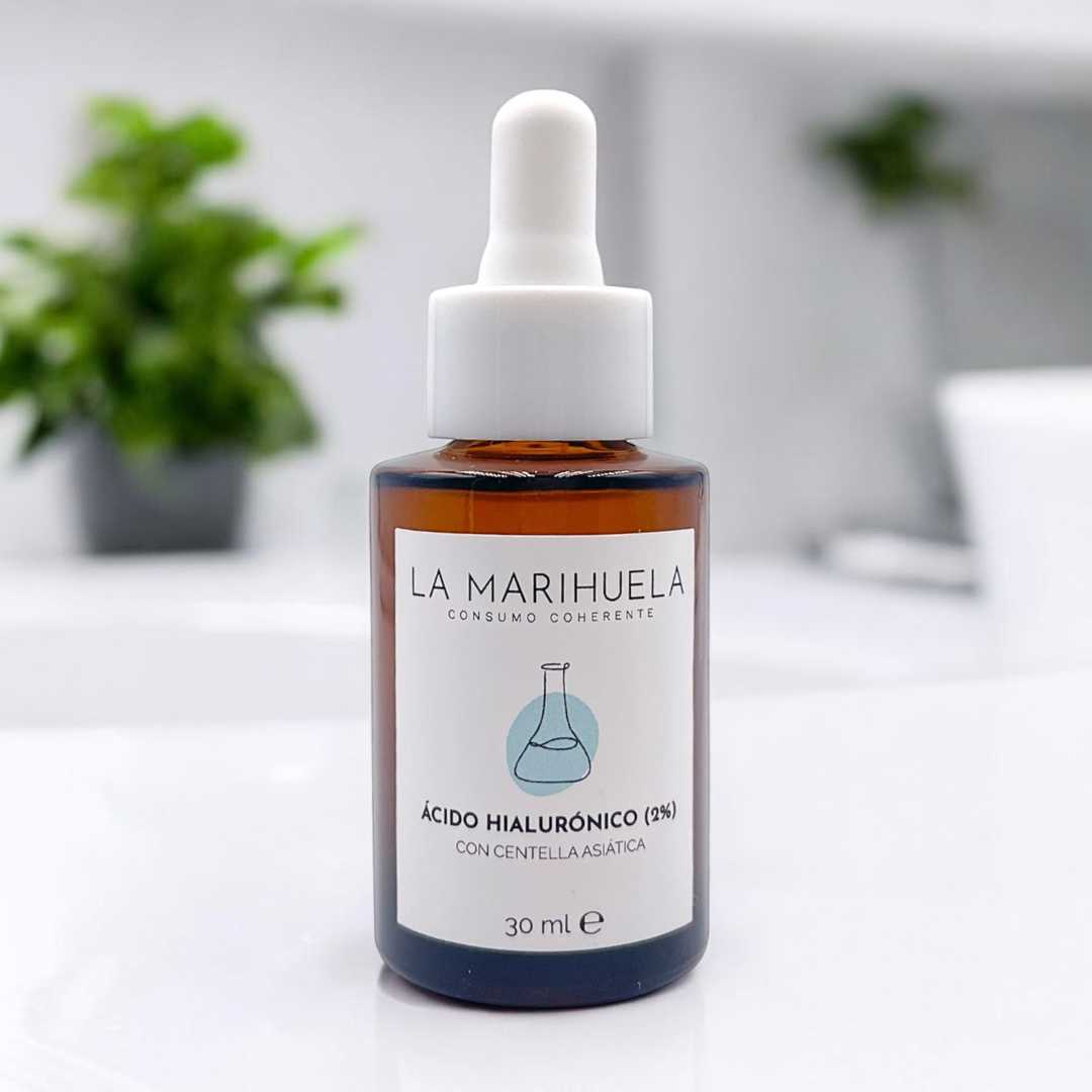 Sérum facial de ácido hialurónico con centella asiática
