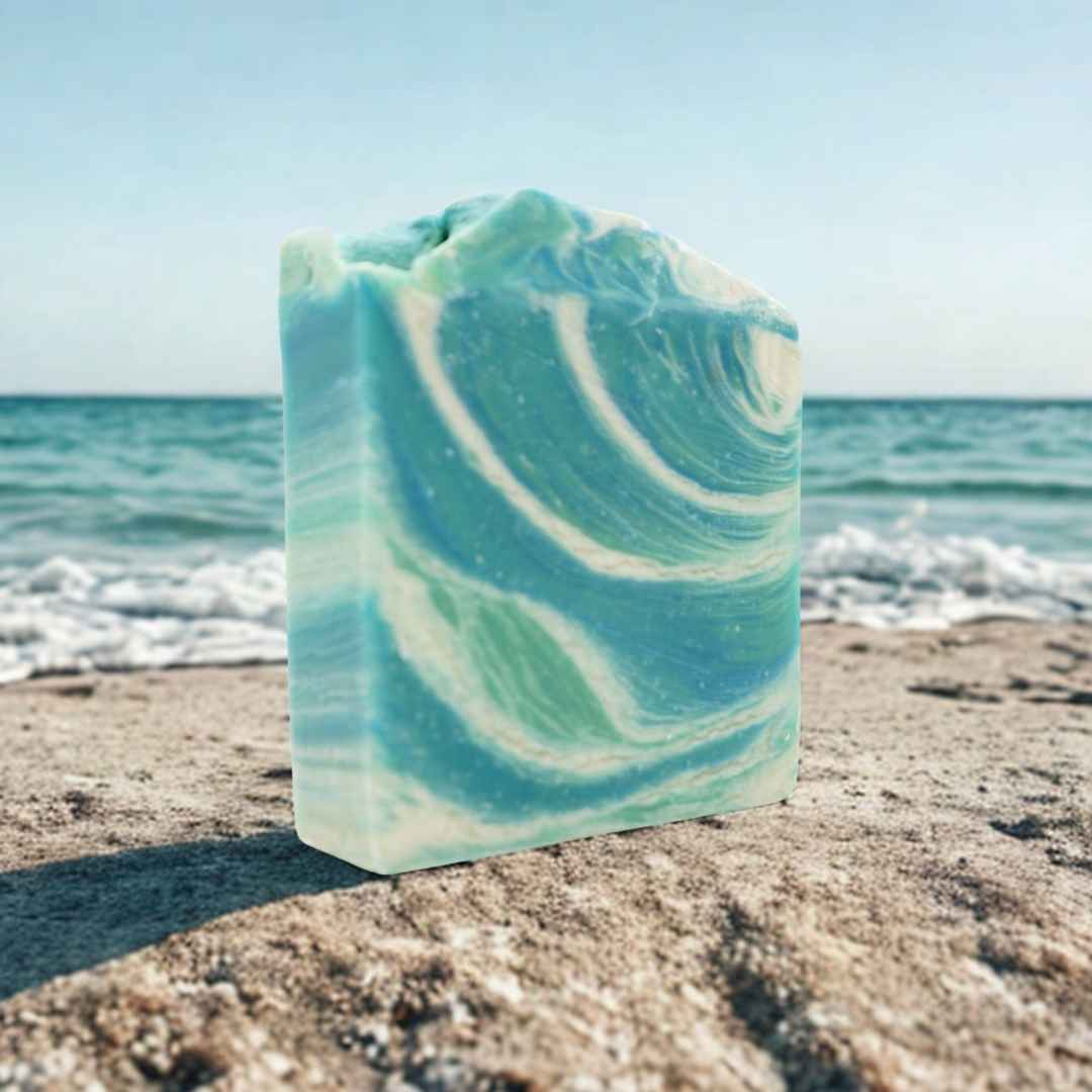 Jabón Crema y Turquesa | Hidratación y Vitalidad Marina
