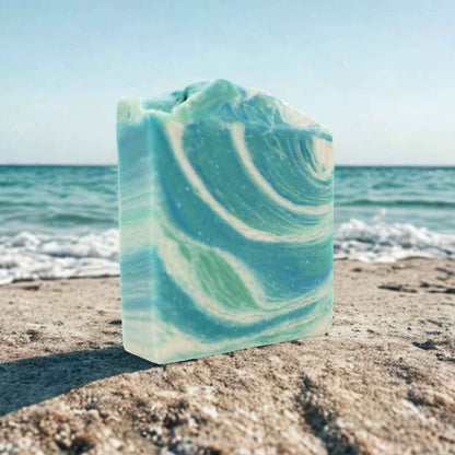 Jabón Crema y Turquesa | Hidratación y Vitalidad Marina