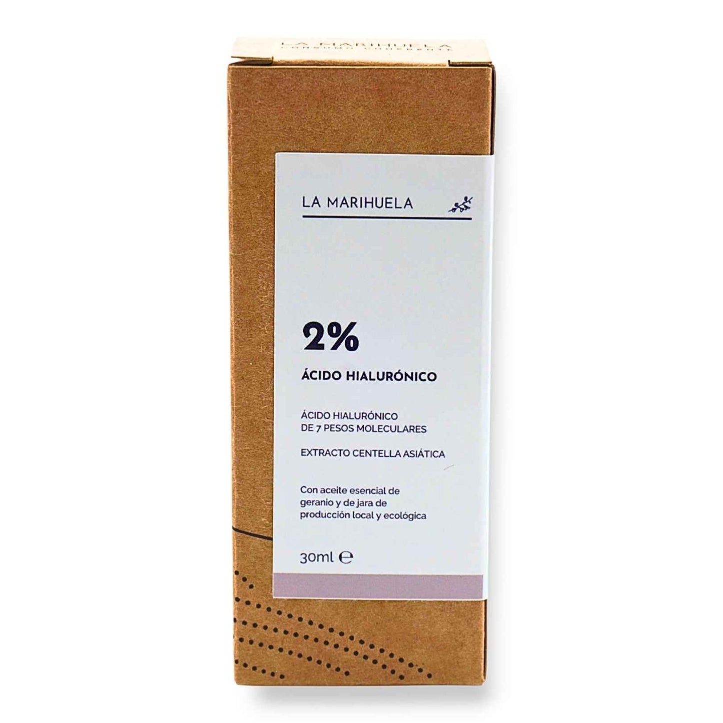 Sérum facial de ácido hialurónico 2% con centella asiática